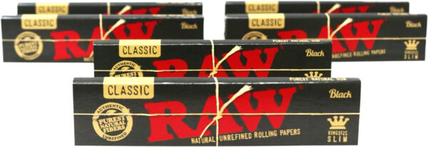 RAW Classic Black King Size Slim - Image 2