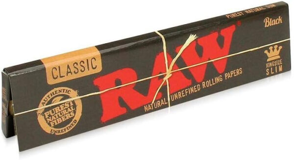 RAW Classic Black King Size Slim